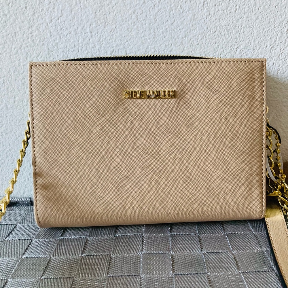 Steve Madden white Greer crossbody